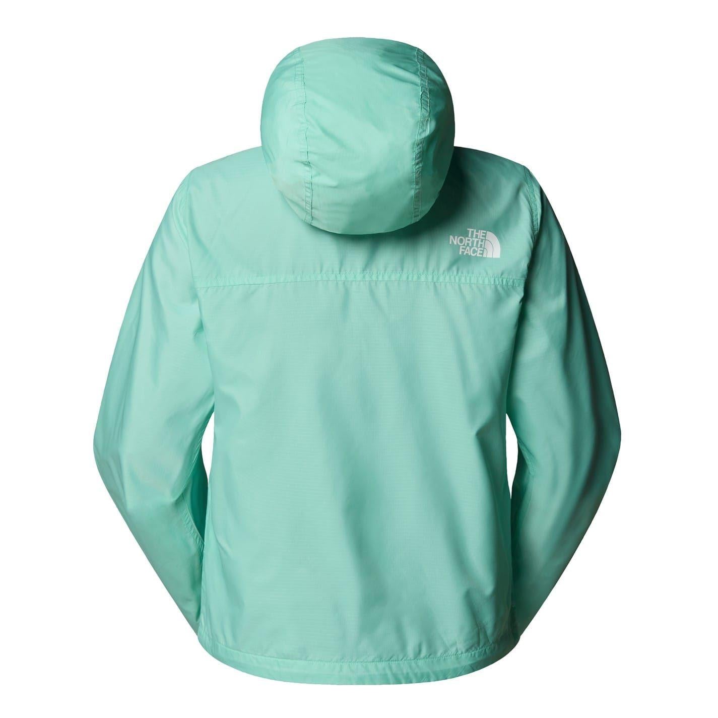 Turquoise - Back - The North Face Womens-Ladies Logo Full Zip Hooded Jacket