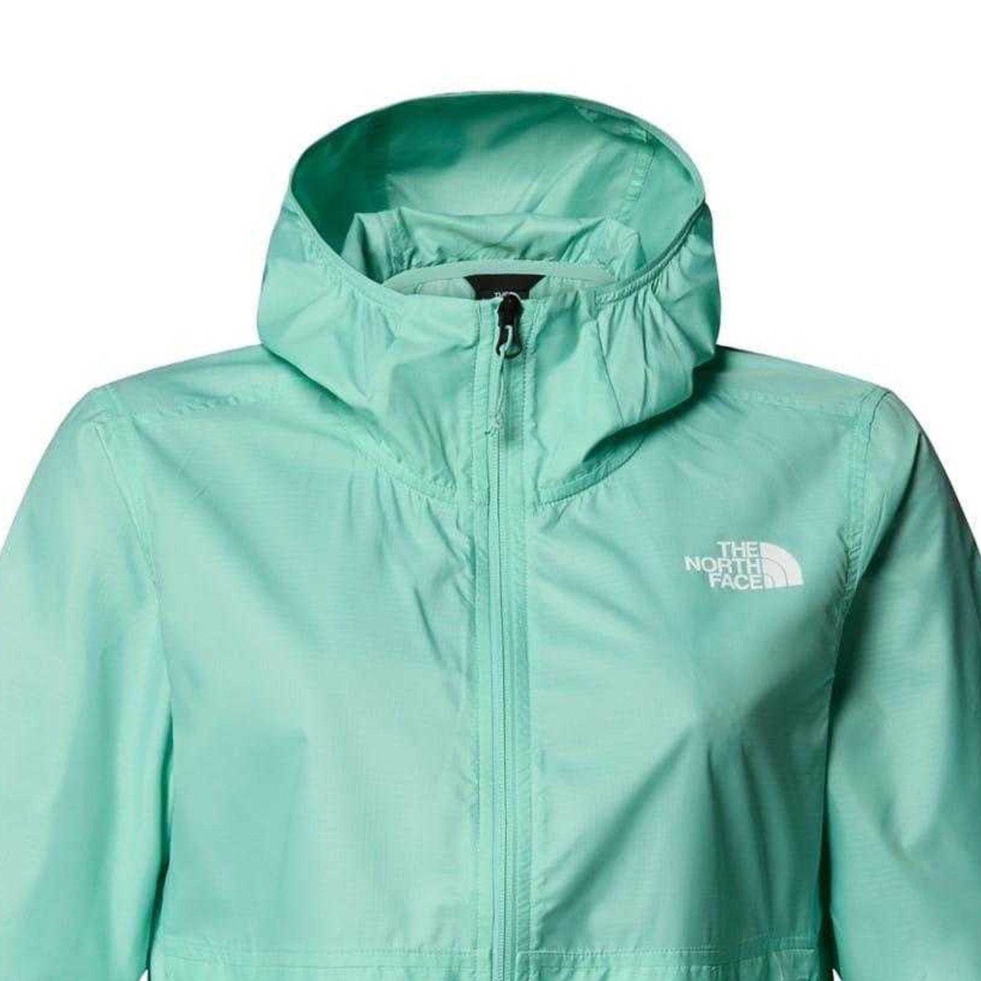 Turquoise - Side - The North Face Womens-Ladies Logo Full Zip Hooded Jacket
