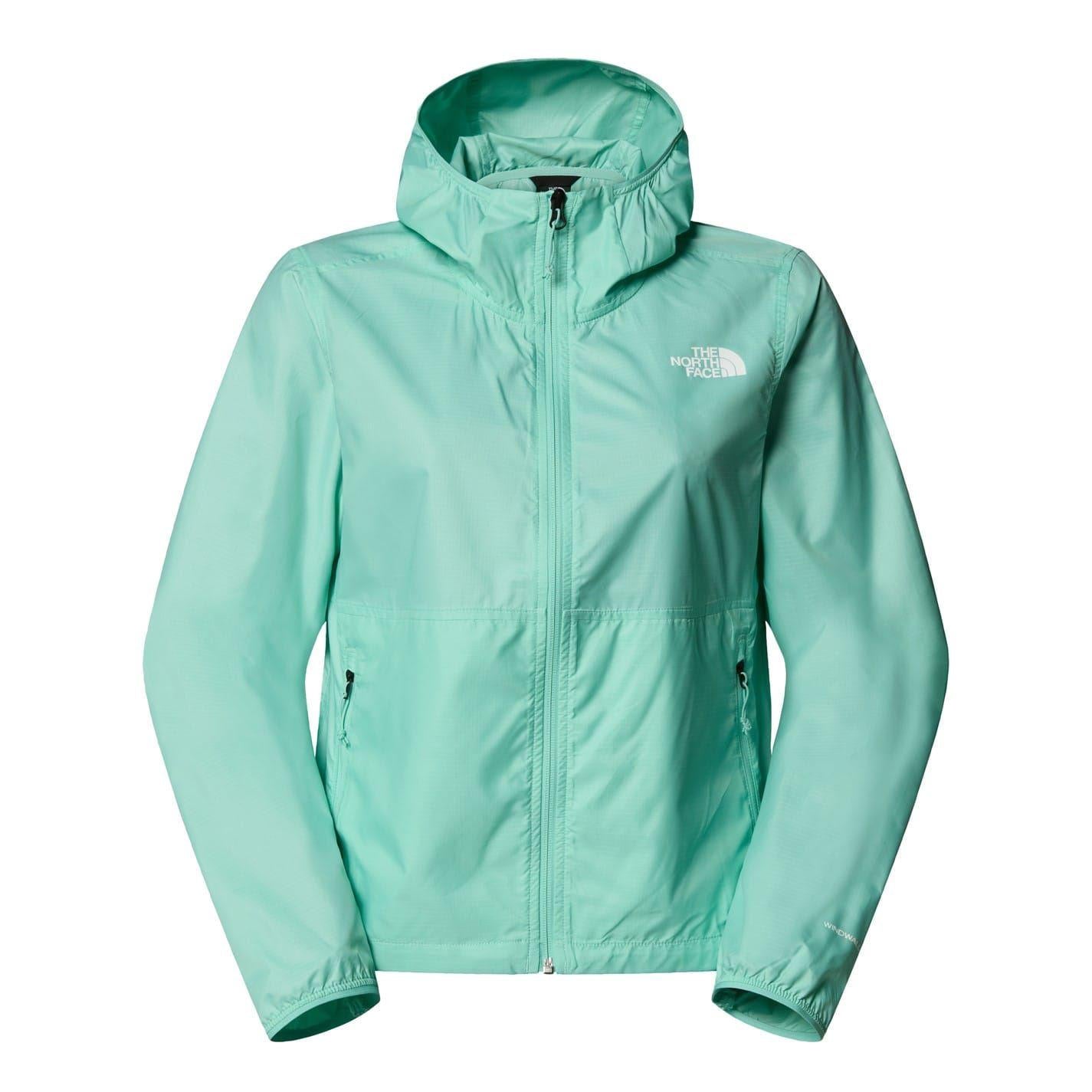 Turquoise - Front - The North Face Womens-Ladies Logo Full Zip Hooded Jacket