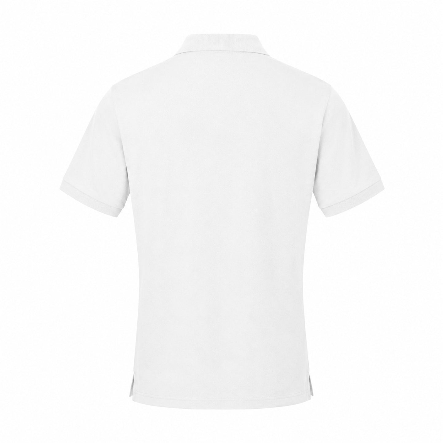 White - Back - Aquascutum Mens Collared Polo Shirt