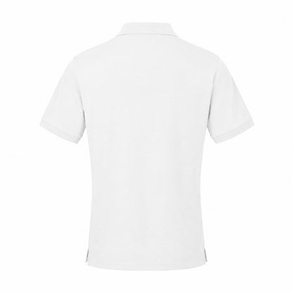 White - Back - Aquascutum Mens Collared Polo Shirt