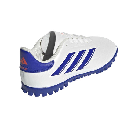 White-Blue - Back - Adidas Childrens-Kids Copa Pure 2 Club Artificial Ground Football Boots