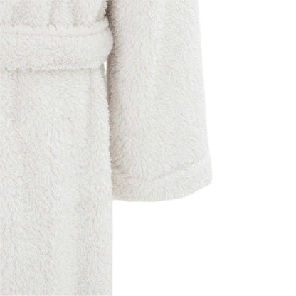Grey - Pack Shot - Linea Womens-Ladies Fleece Hooded Long-Sleeved Robe