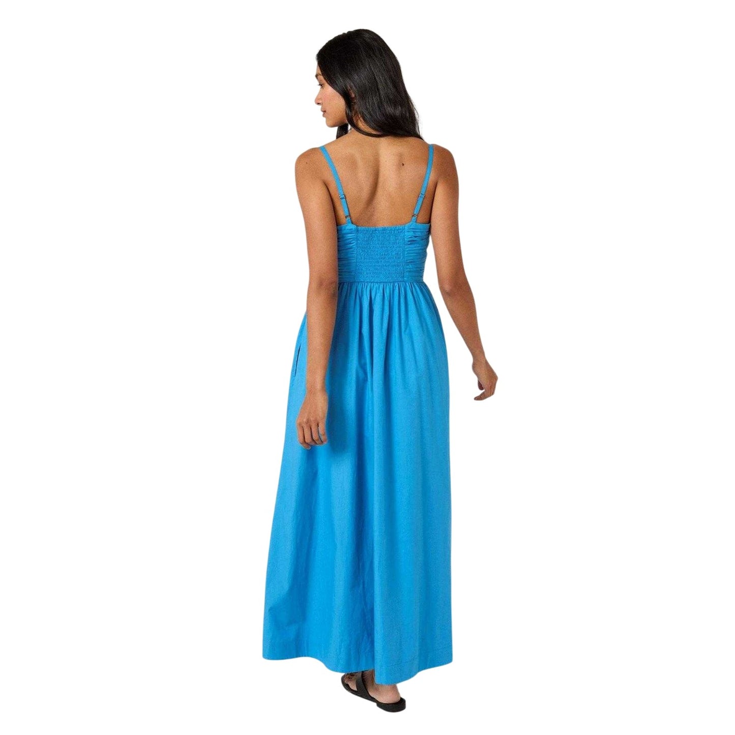 Blue - Back - Nobody´s Child Womens-Ladies Paige Spaghetti Strap Midi Dress