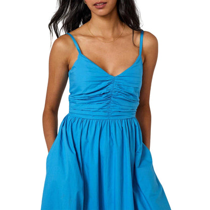 Blue - Side - Nobody´s Child Womens-Ladies Paige Spaghetti Strap Midi Dress