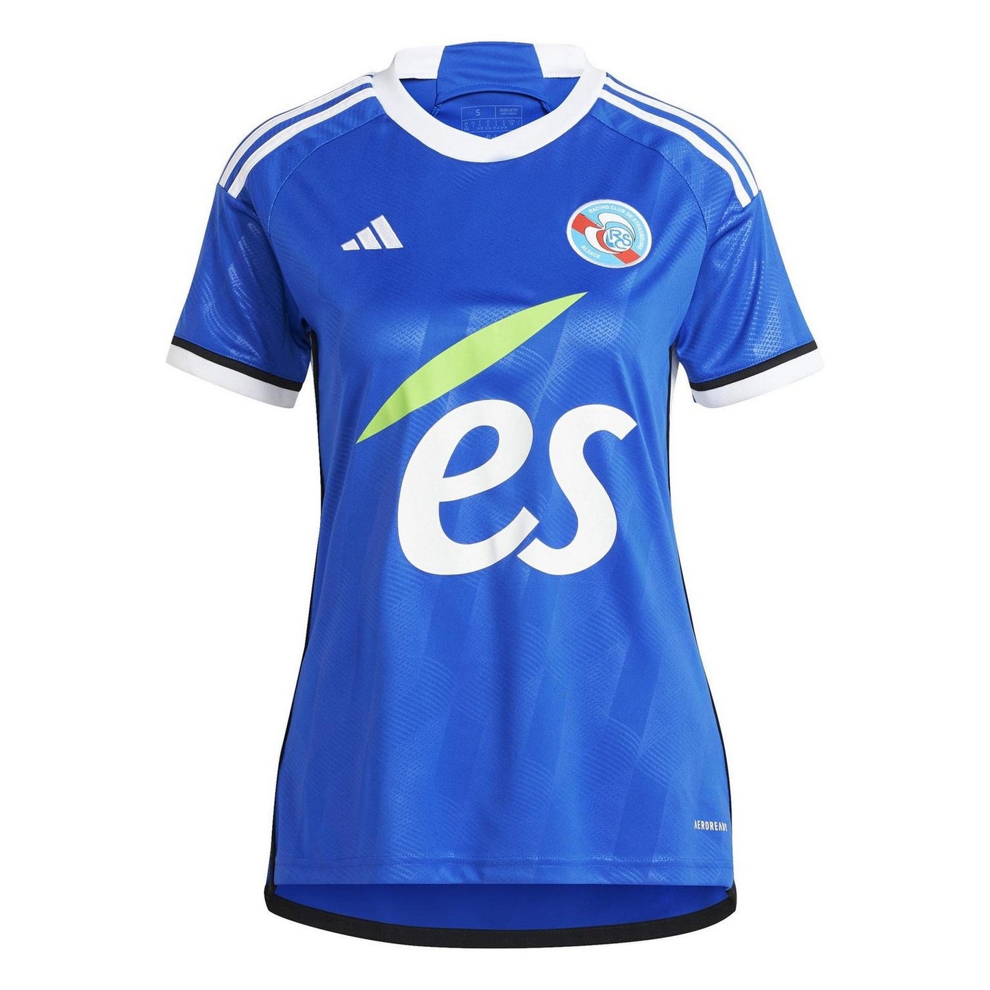 Blue - Front - Adidas Womens-Ladies RC Strasbourg Regular Home Jersey