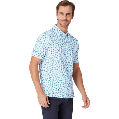 Galaxy Blue - Front - Callaway Mens Emea Collared Polo Shirt