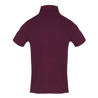 Red - Back - Aquascutum Mens Polo Shirt