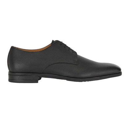 Black - Back - Boss Mens Kensington Leather Derby Shoes