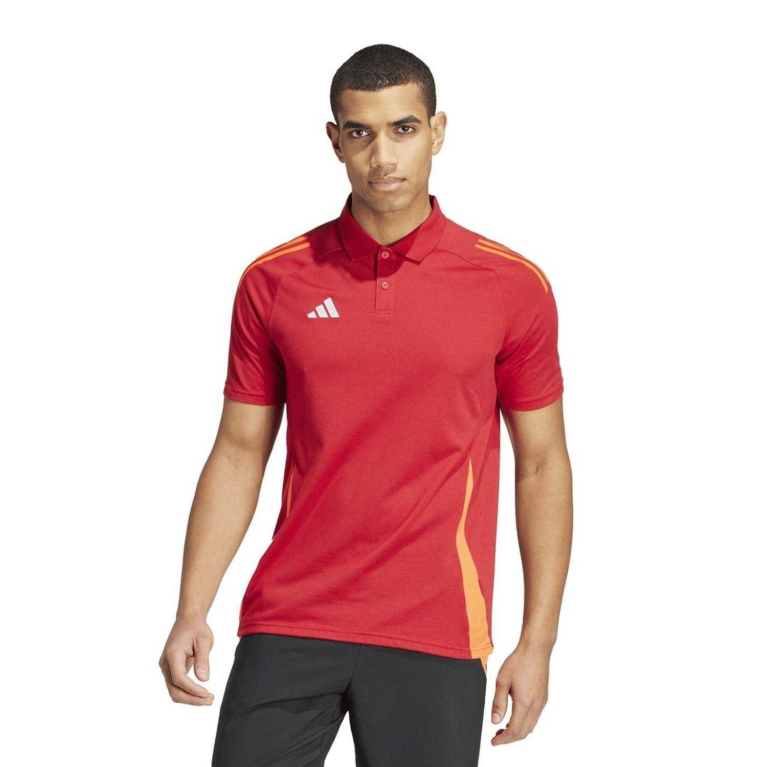 Team Power Red - Side - Adidas Mens Tiro 24 Competition Polo Shirt