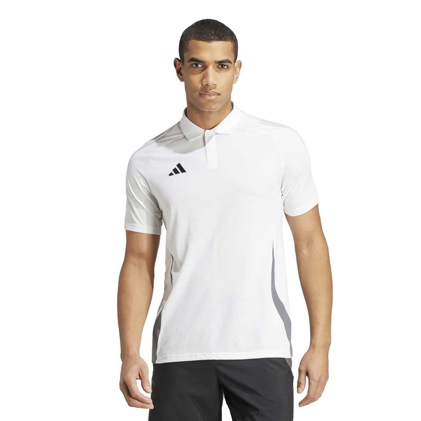 White - Side - Adidas Mens Tiro 24 Competition Polo Shirt