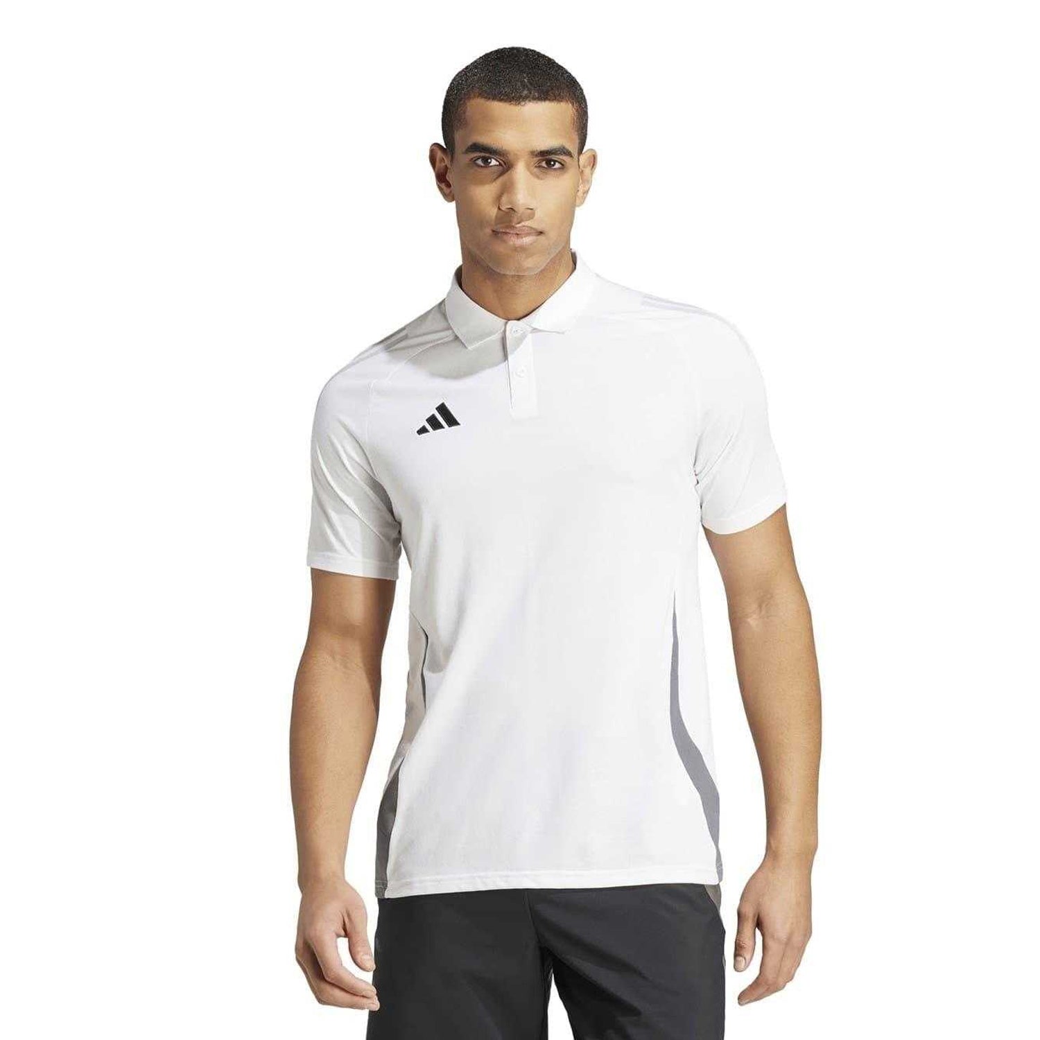 White - Side - Adidas Mens Tiro 24 Competition Polo Shirt
