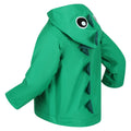 Green - Back - Regatta Baby Dinosaur Waterproof Jacket