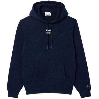 Blue - Front - Lacoste Unisex Adult Hooded Classic Hoodie