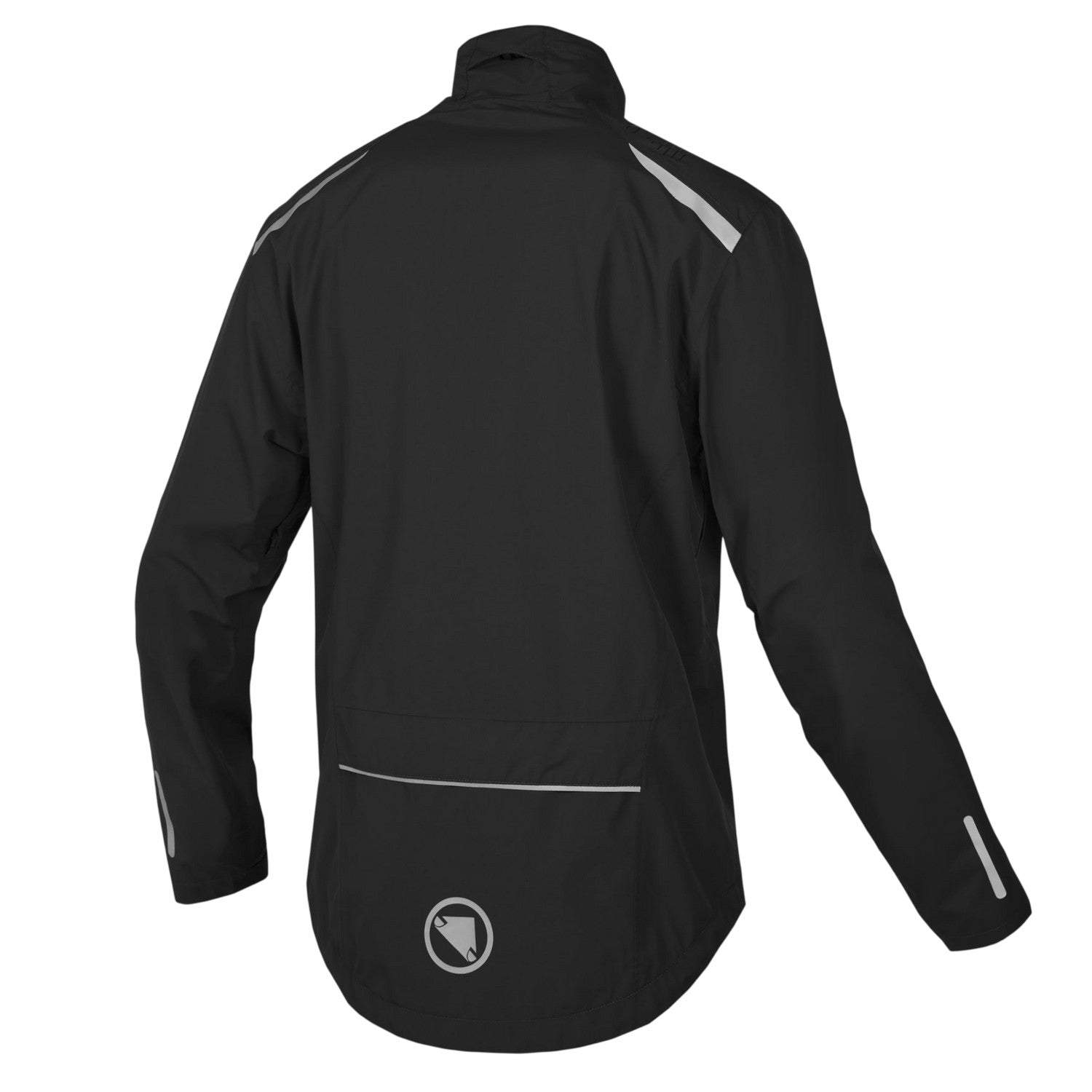 Black - Back - Endura Mens Hummvee Performance Waterproof Cycling Jacket