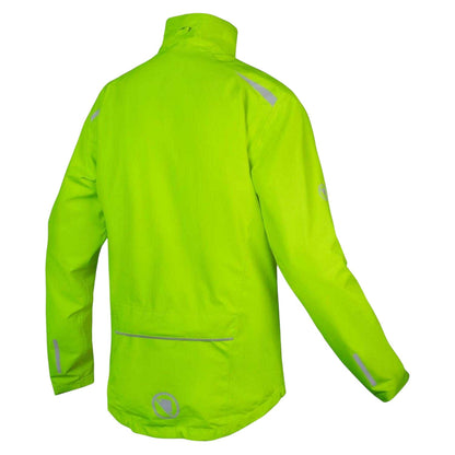 Yellow - Back - Endura Mens Hummvee Performance Waterproof Cycling Jacket