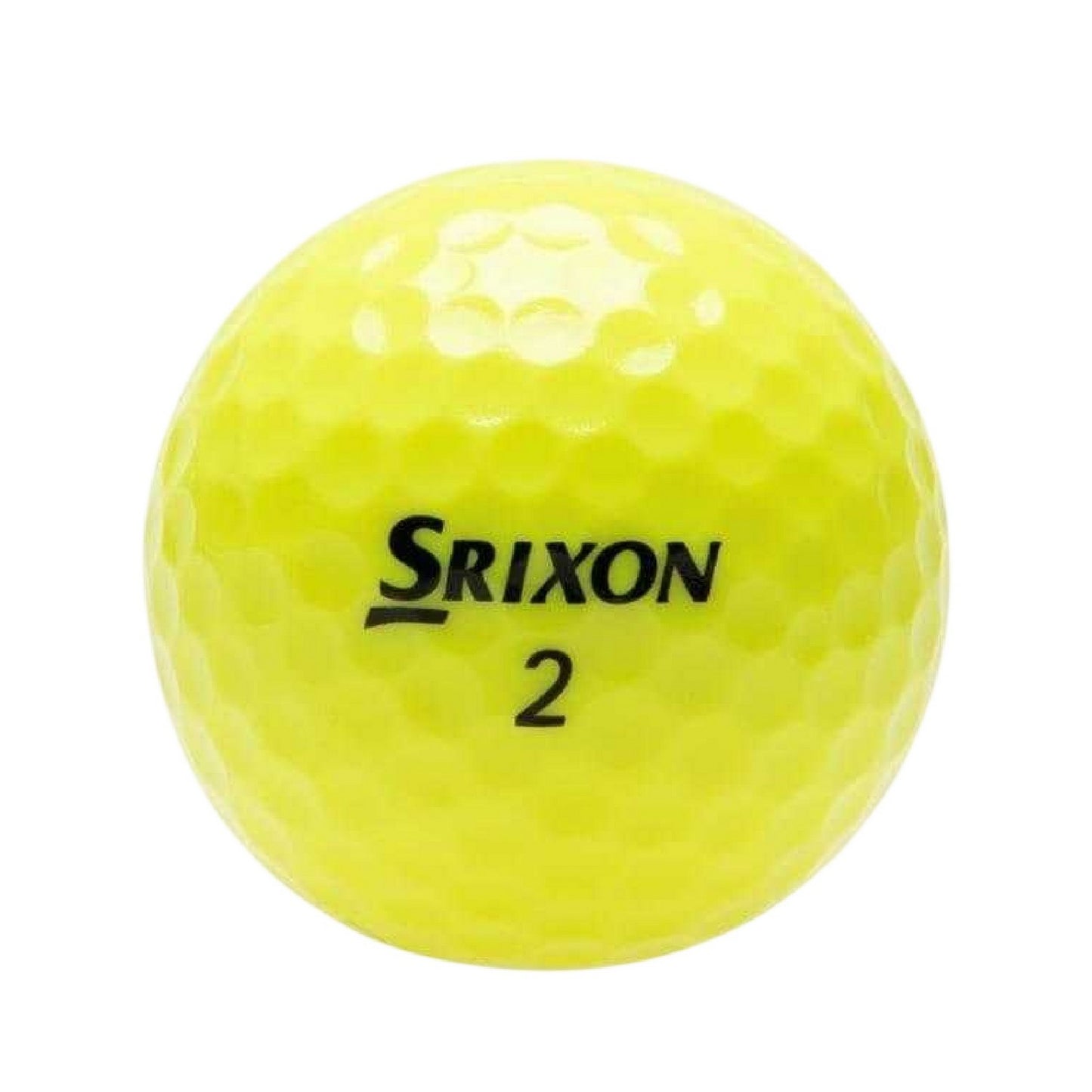 Yellow - Front - Srixon Golf Balls (Pack of 12)