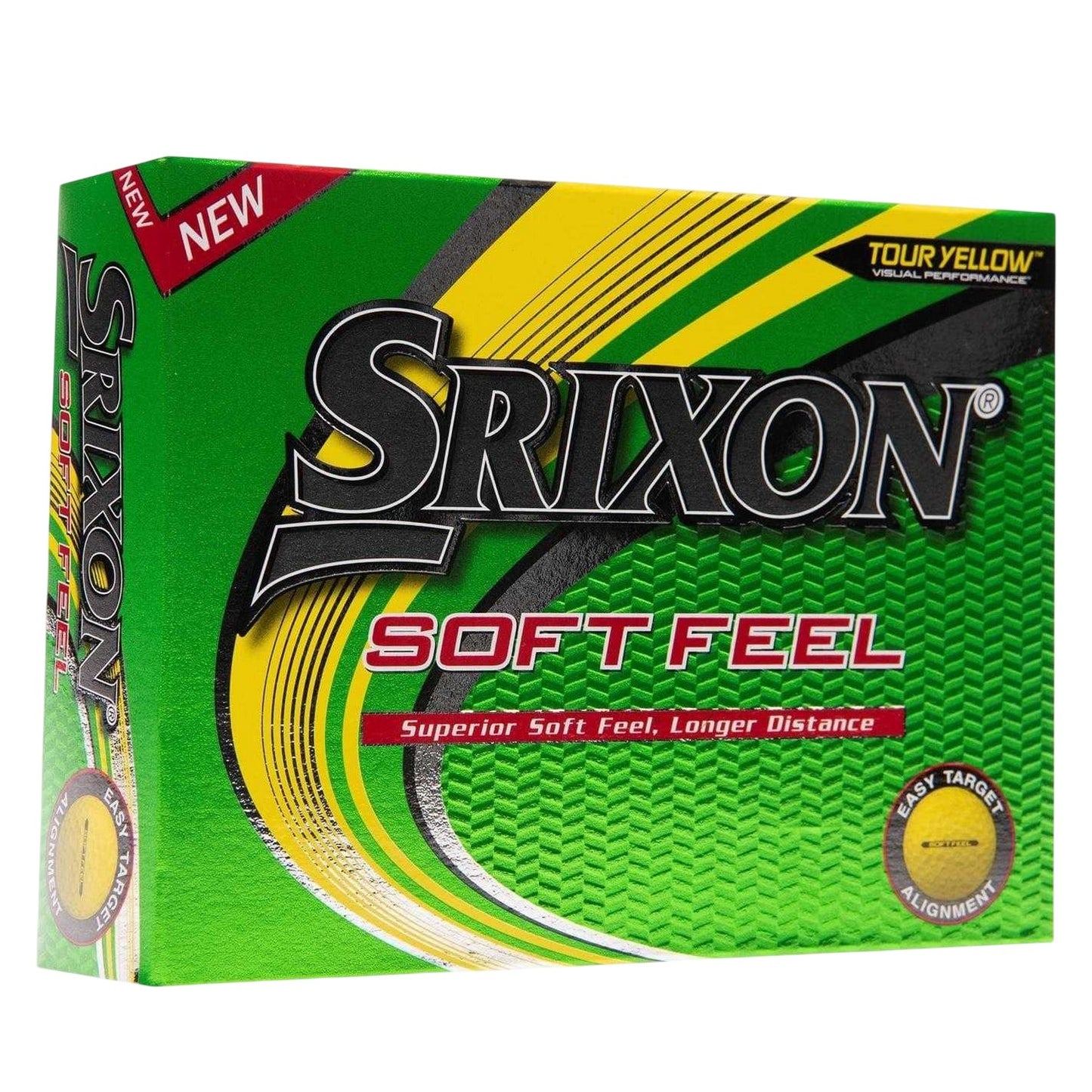 Yellow - Back - Srixon Golf Balls (Pack of 12)