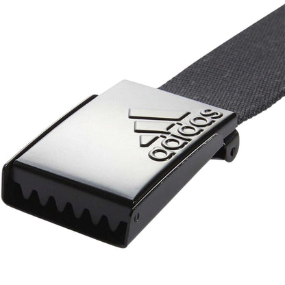 Black - Back - Adidas Mens Golf Webbed Belt