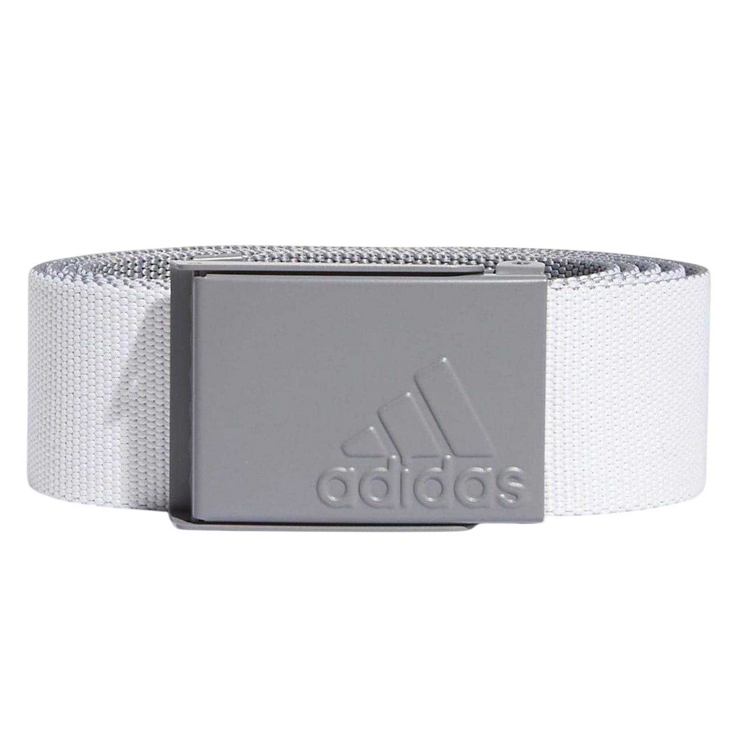 White - Front - Adidas Mens Golf Webbed Belt