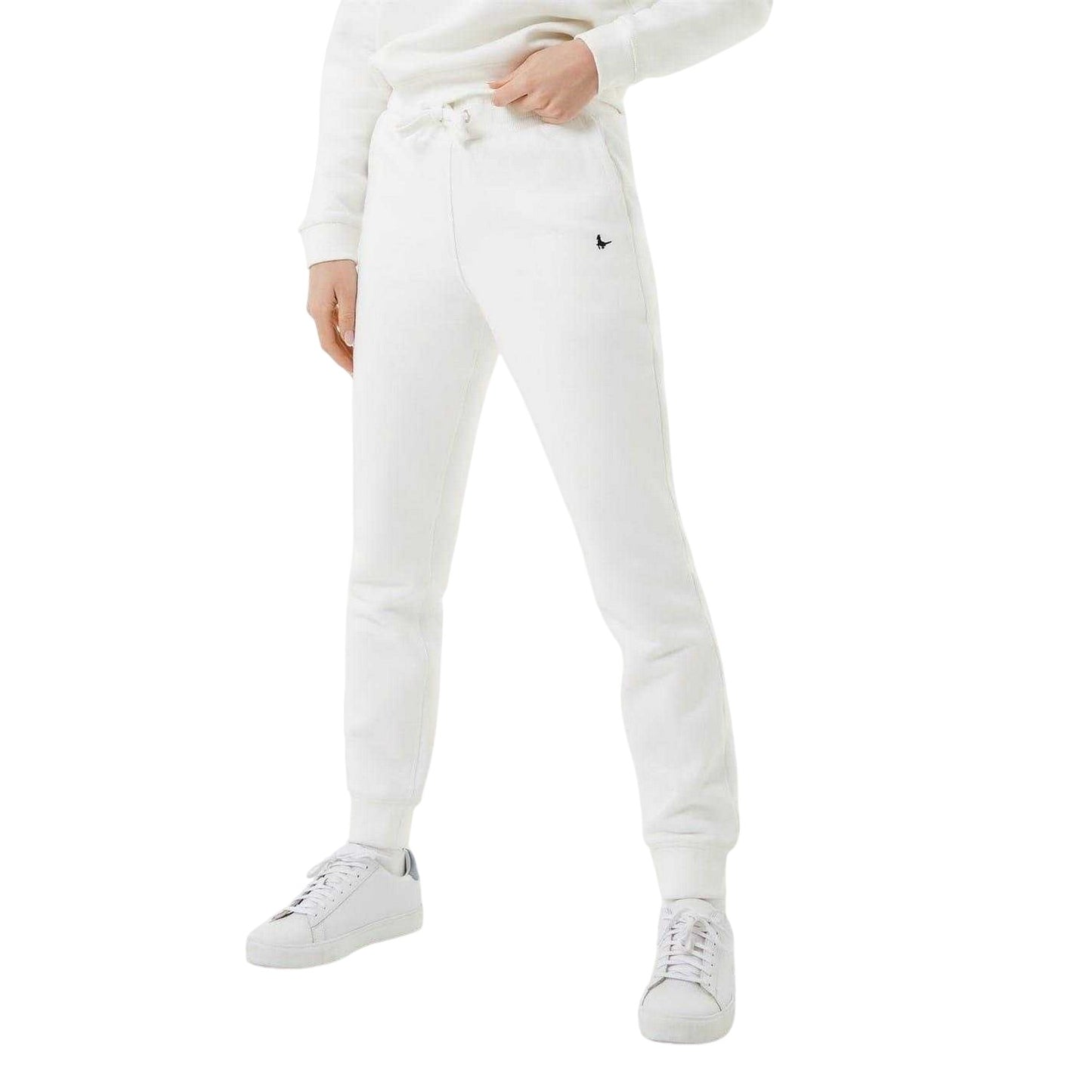 Vintage White Faded White - Front - Jack Wills Womens-Ladies Astbury Pheasant Slim Joggers