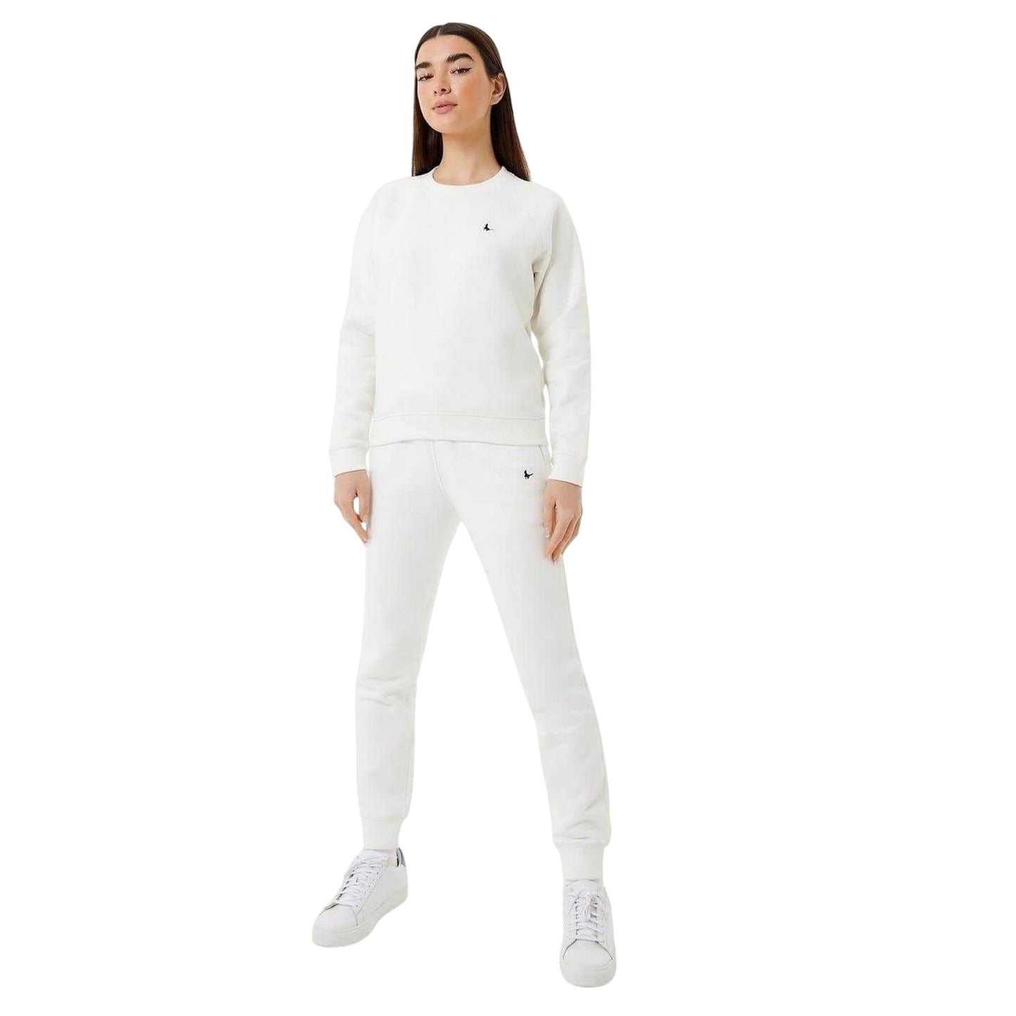 Vintage White Faded White - Side - Jack Wills Womens-Ladies Astbury Pheasant Slim Joggers