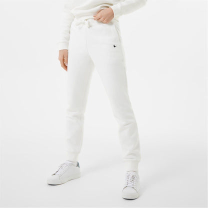 Vintage White - Front - Jack Wills Womens-Ladies Astbury Pheasant Slim Joggers