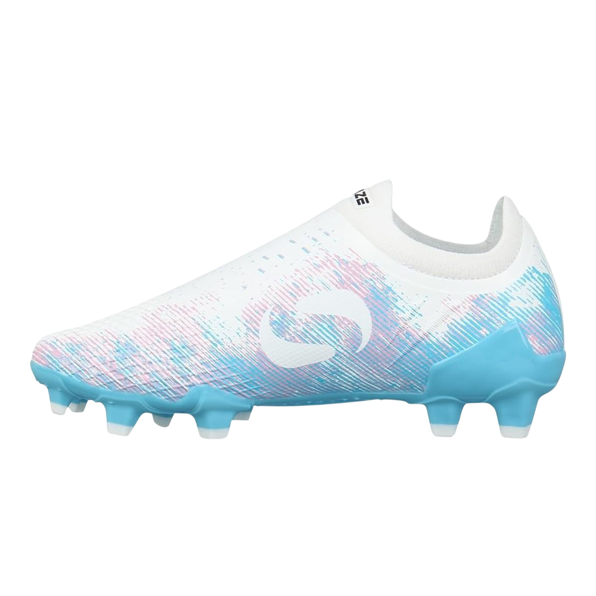 White-Pink-Blue - Back - Sondico Mens Blaze Football Boots