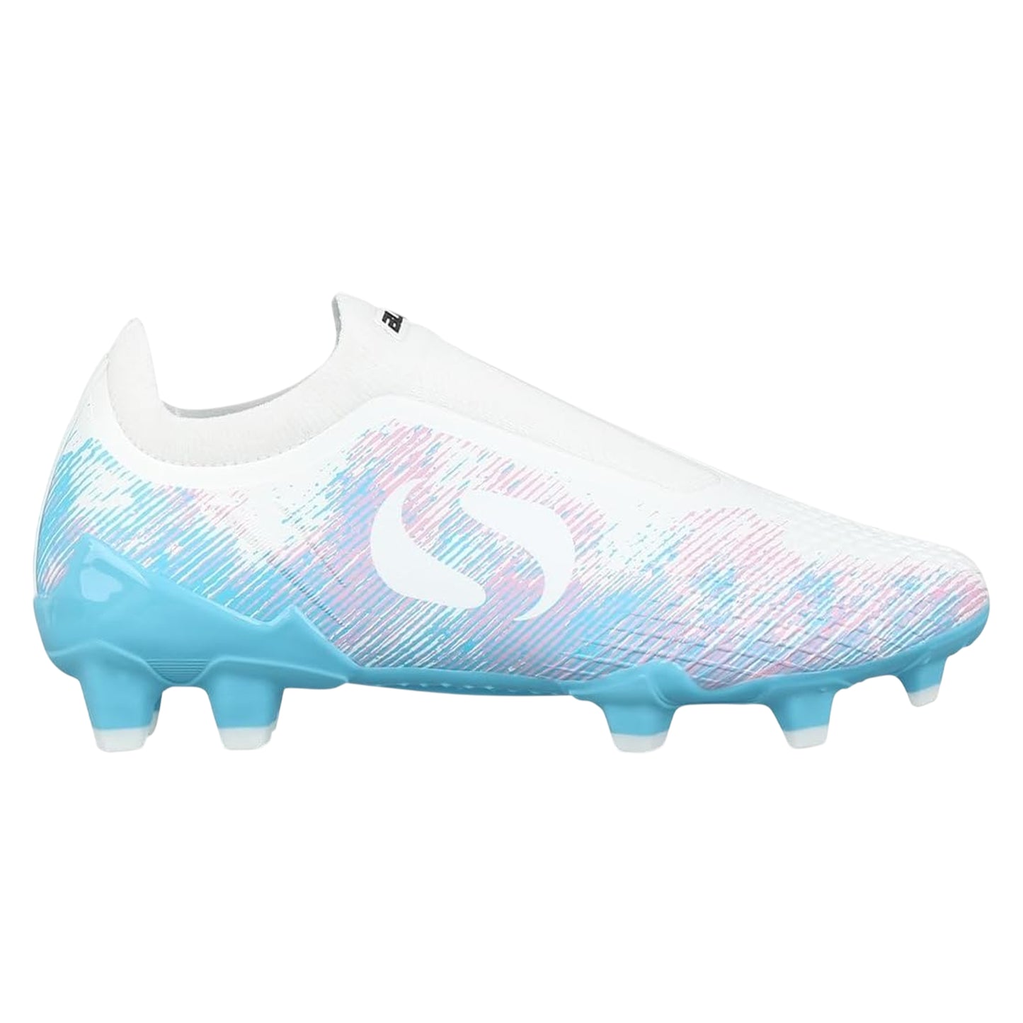 White-Pink-Blue - Front - Sondico Mens Blaze Football Boots