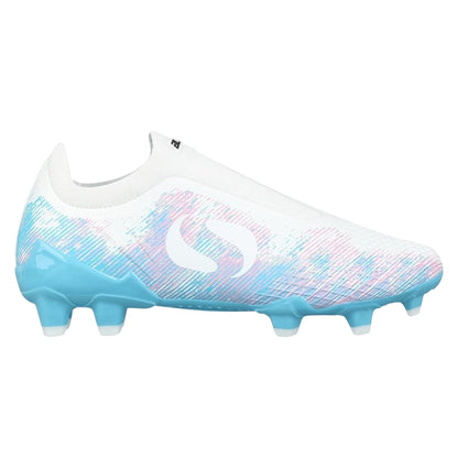 White-Pink-Blue - Front - Sondico Mens Blaze Football Boots