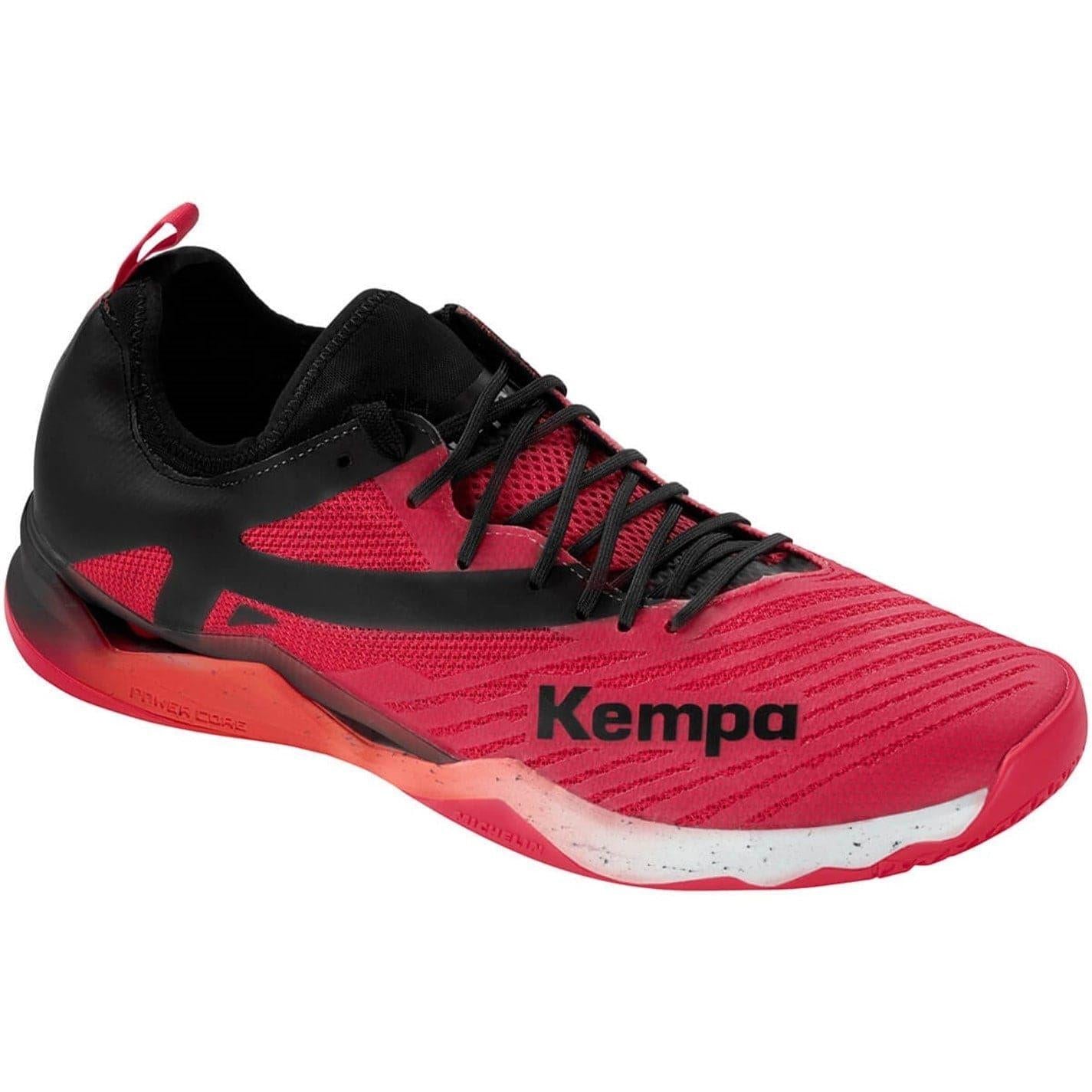 Red-Black - Front - Kempa Mens Wing Lite 2.0 Indoor Court Trainers