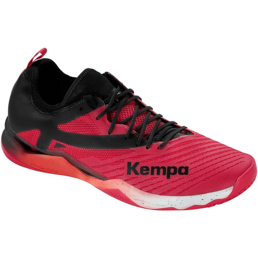 Red-Black - Front - Kempa Mens Wing Lite 2.0 Indoor Court Trainers