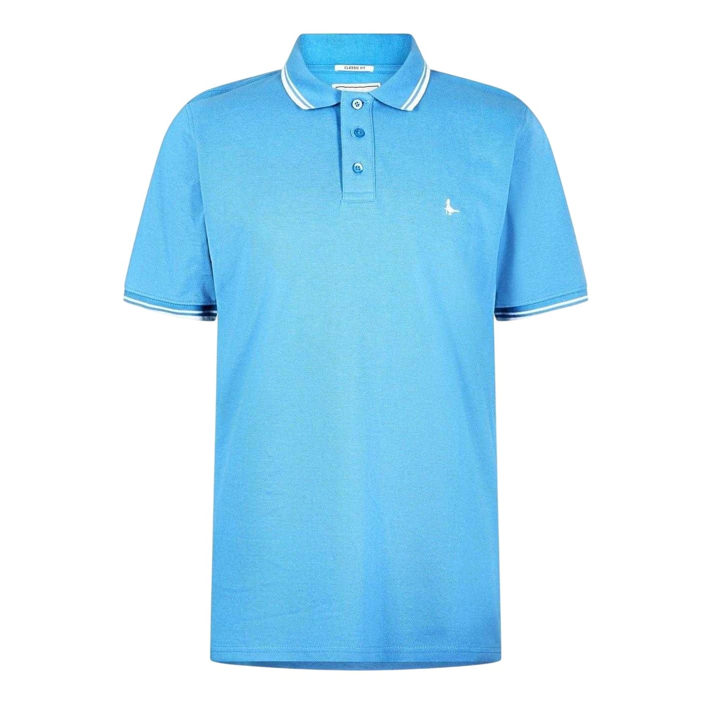 Harbour Blue - Front - Jack Wills Mens Edgeware Tipped Polo Shirt