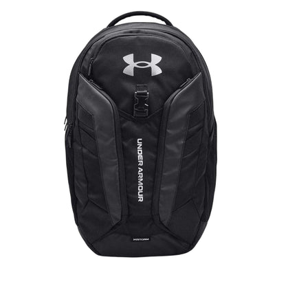 Black-Silver - Front - Under Armour Hustle 6.0 29L Backpack