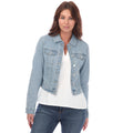 Light Blue - Front - Vero Moda Womens-Ladies Luna Denim Jacket