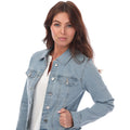 Light Blue - Side - Vero Moda Womens-Ladies Luna Denim Jacket