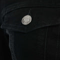 Black - Side - Vero Moda Womens-Ladies Luna Denim Jacket