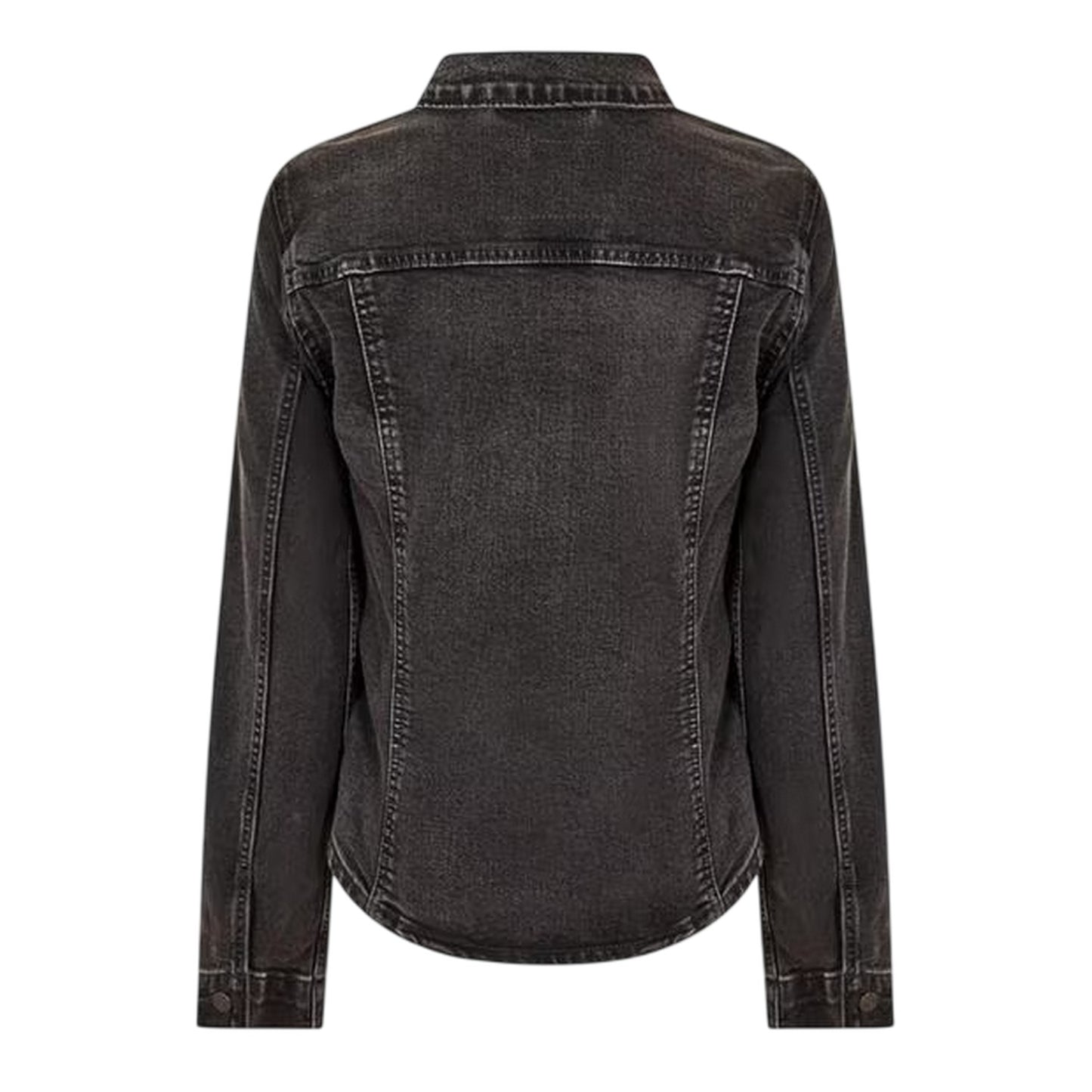 Black - Back - Levis Womens-Ladies Slim Tailored Trucker Jacket