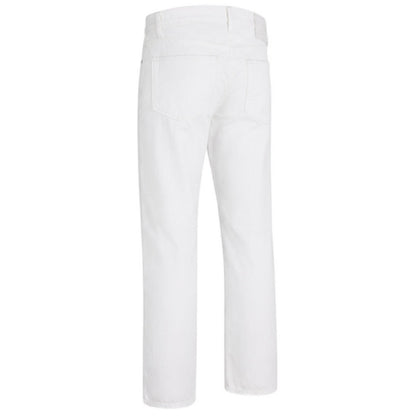 White - Back - Levis Mens 502 Straight Leg Jeans