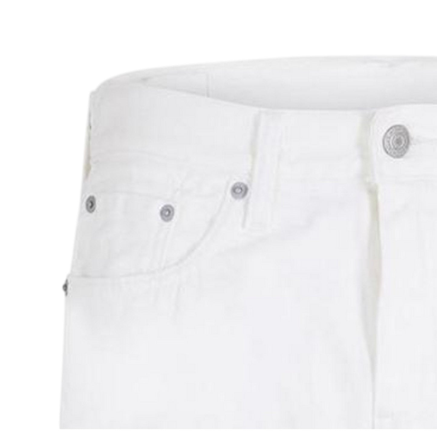 White - Side - Levis Mens 502 Straight Leg Jeans