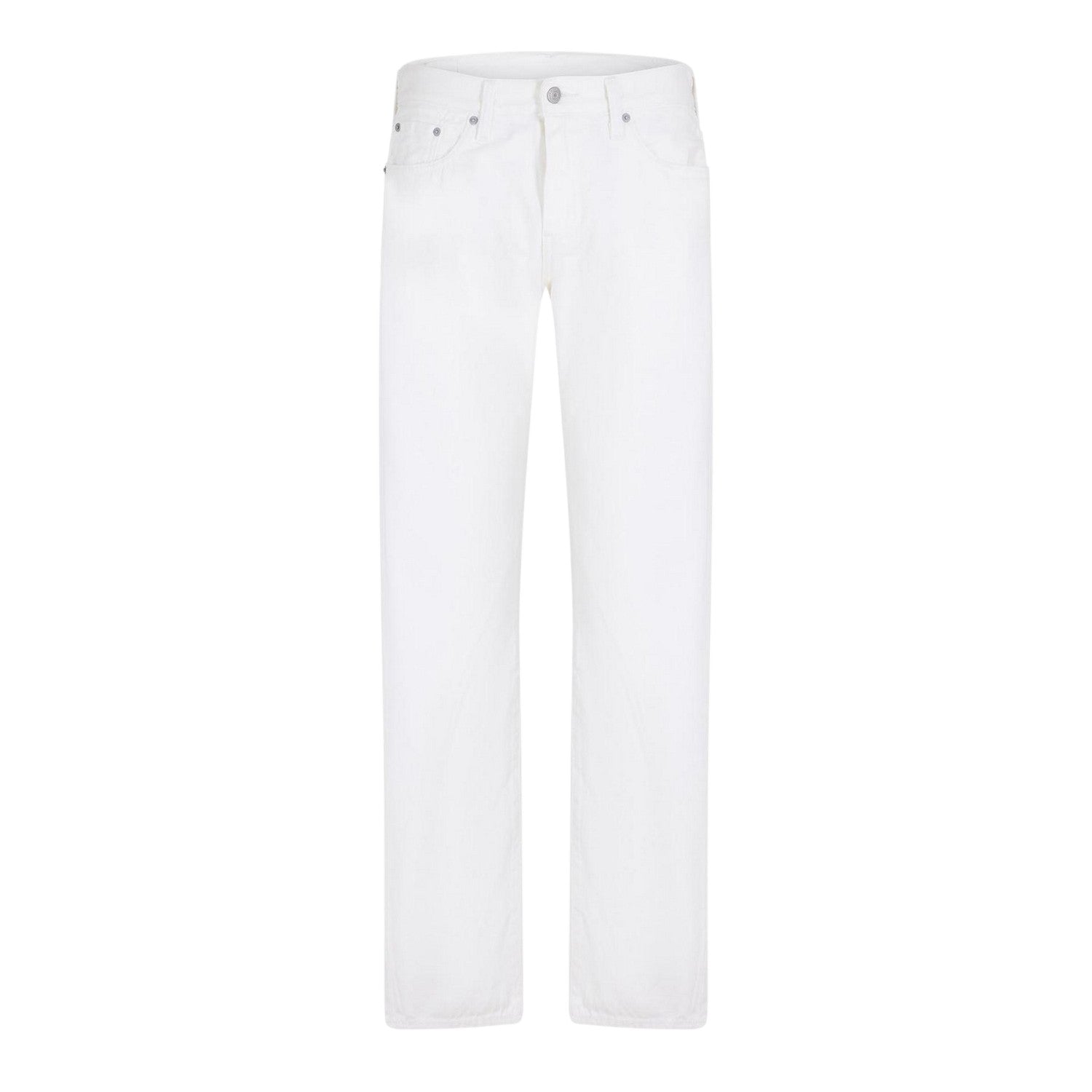 White - Front - Levis Mens 502 Straight Leg Jeans