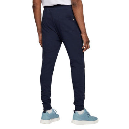 Dark Blue - Back - Boss Mens Javan Tracksuit Bottoms