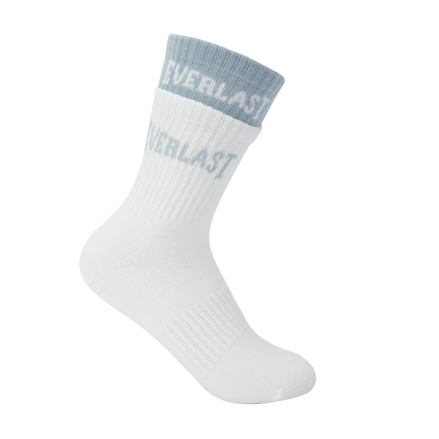 Pastel Multicolour - Lifestyle - Everlast Childrens-Kids Ribbed Crew Socks (Pack of 2)