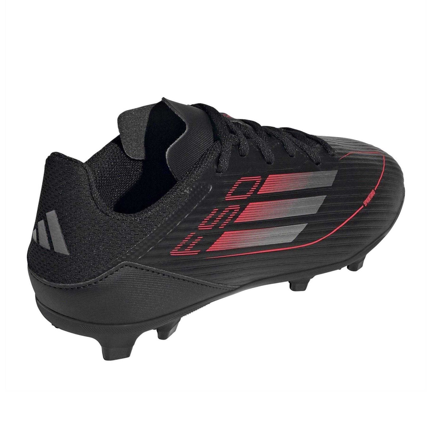 Black - Back - Adidas Womens-Ladies F50 Club Firm Ground Football Boots