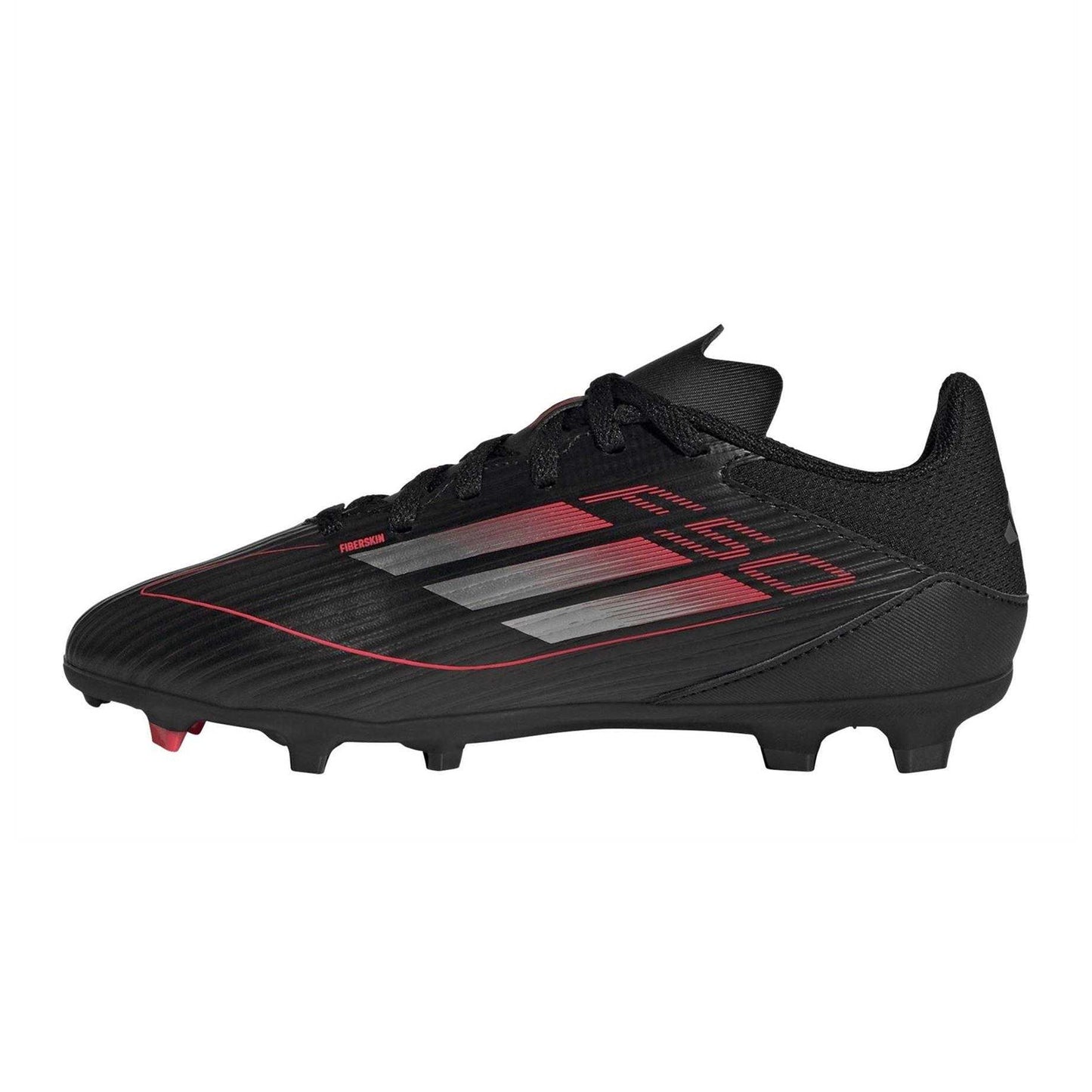 Black - Side - Adidas Womens-Ladies F50 Club Firm Ground Football Boots