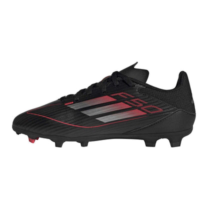 Black - Side - Adidas Womens-Ladies F50 Club Firm Ground Football Boots