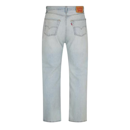Light Blue - Back - Levis Mens 565 Straight Leg Loose Jeans