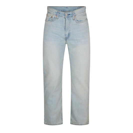 Light Blue - Front - Levis Mens 565 Straight Leg Loose Jeans