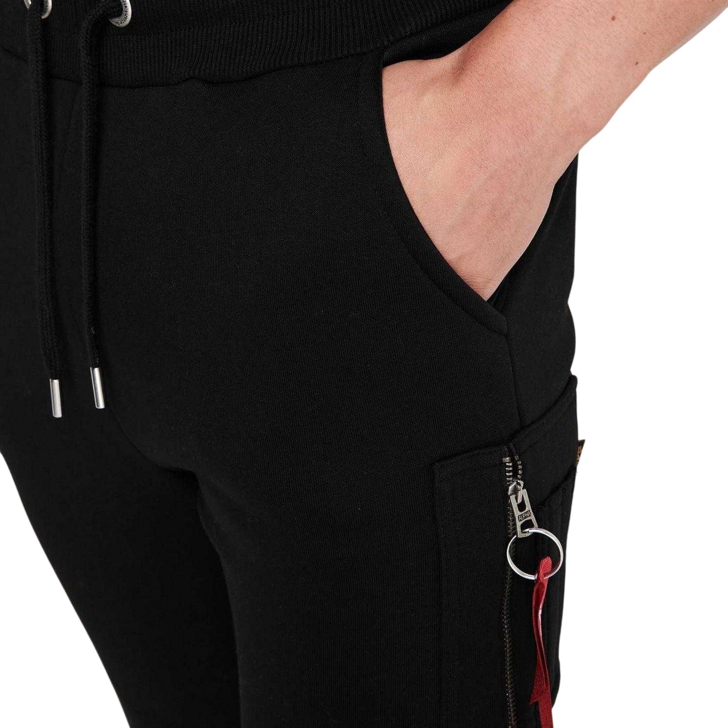 Black - Side - NASA Mens Space NASA Joggers