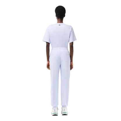 Blue - Back - Lacoste Womens-Ladies Loungewear Fleece Relaxed Fit Joggers
